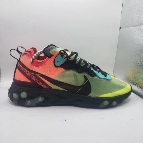 Nike Other - Nike React Element 87 Volt Racer Pink Men's Size 9.5 New AQ1090-700 Sneakers